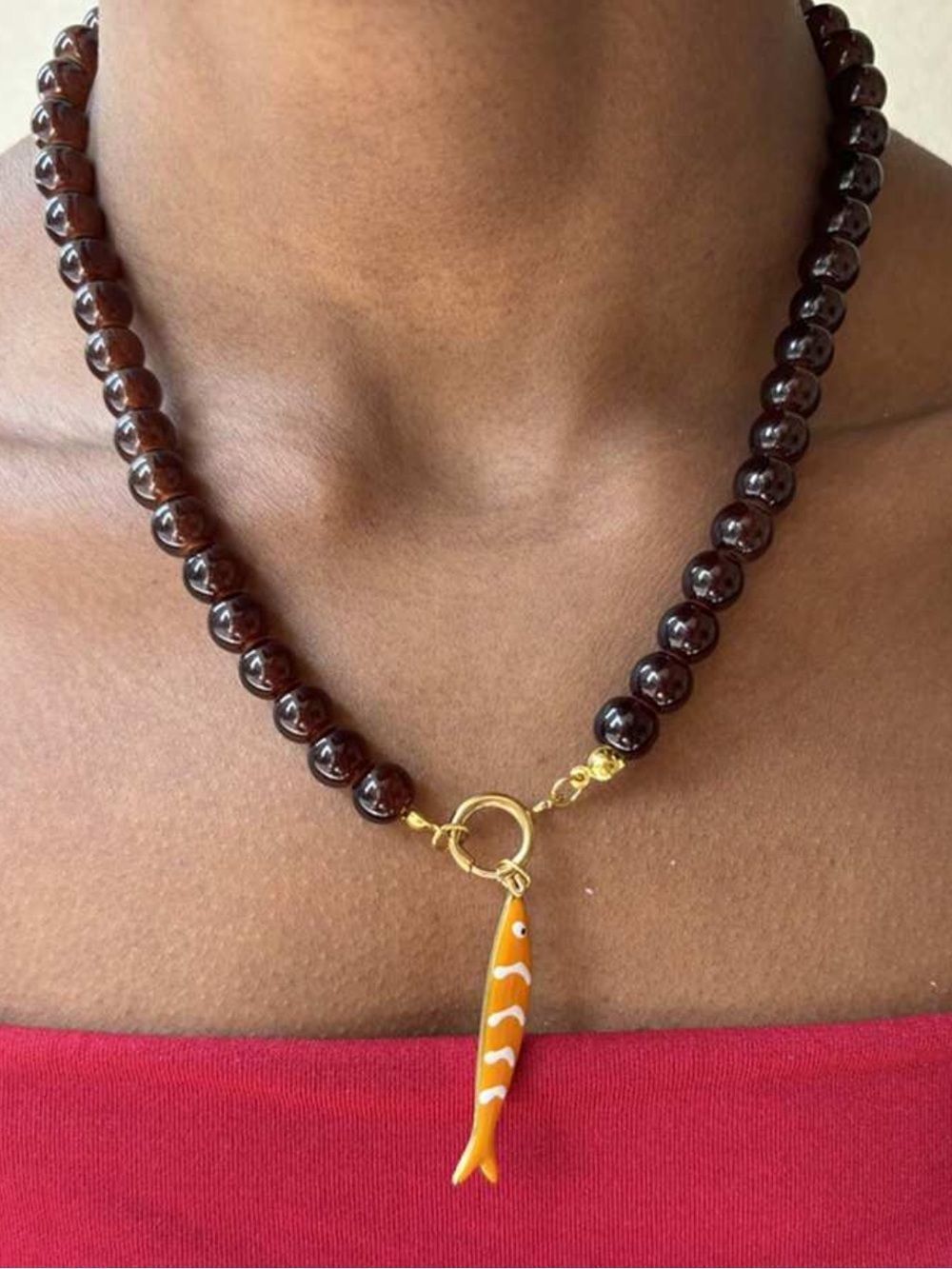 Fish necklace Q1196